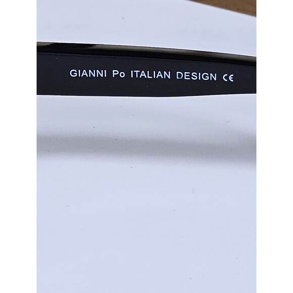 GIANNI PO WOMEN'S EYEGLASSES GP 2616 55-16 140 SOLID BLACK NWT DEMO LENSES - Picture 16 of 16